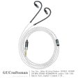 GUCraftsman 5N OFC Silver Plated+Graphene 0.78mm Earphone Cables For 64audio A12t U12 A18 TIA Oriolus RE2000 iSINE20 on Sale