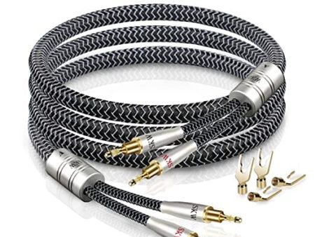 SKW WG20-05 Speaker Cables With Banana Plug For Home Cinema Amplifier Speaker HiFi System Online