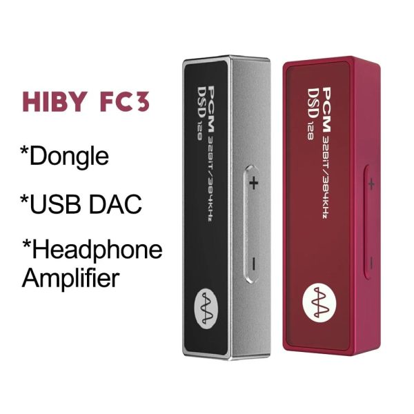 HiBy FC3 Portable MQA USB DAC Headphone Amplifier Hot on Sale