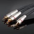 SKW WG20-01 Silver-plated High-purity Copper Conductor 3.5mm Jack To 2RCA Cable Online now