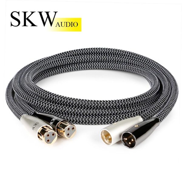 SKW WG20-06 3 Pin XLR Audio Cable Male To Female For CD Connect To Amplifier Online now