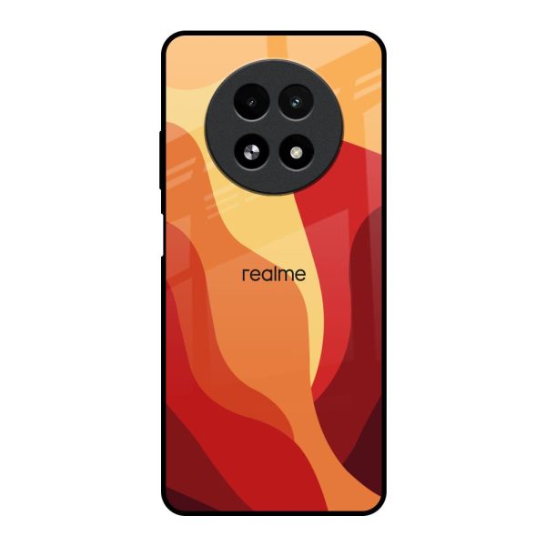 Magma Color Pattern Glass Case for Realme 13 5G Online