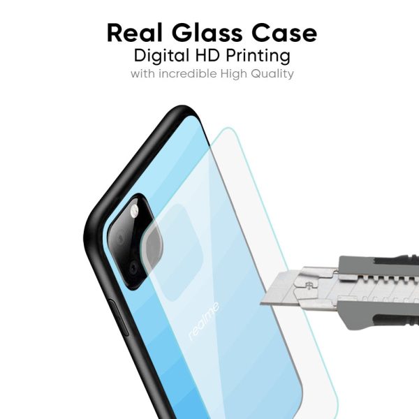 Wavy Blue Pattern Glass Case for Realme 13 5G Cheap