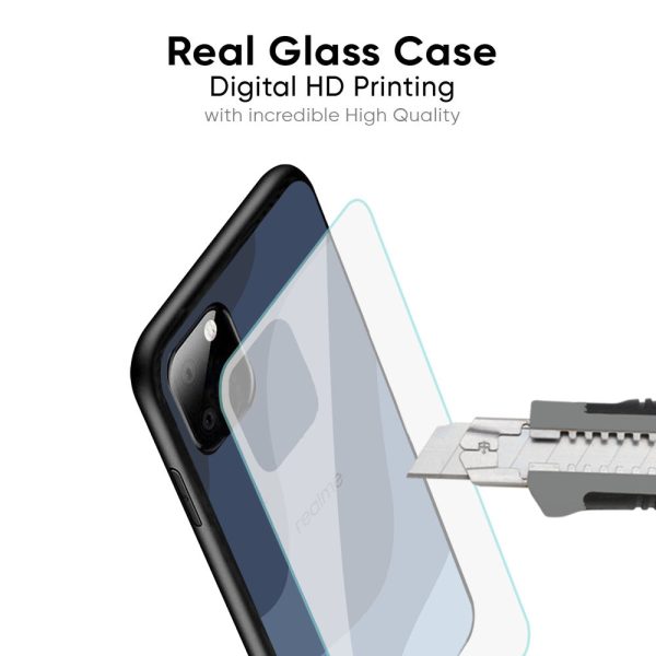 Navy Blue Ombre Glass Case for Realme 13 5G Supply