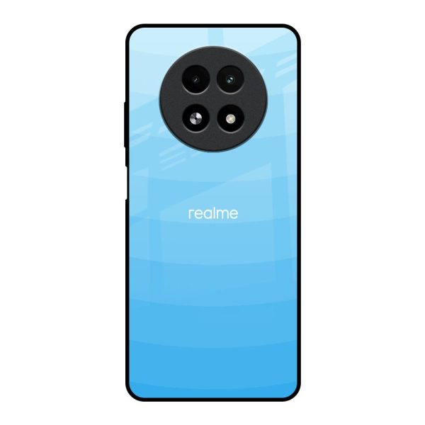 Wavy Blue Pattern Glass Case for Realme 13 5G Cheap