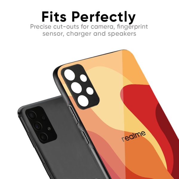 Magma Color Pattern Glass Case for Realme 13 5G Online