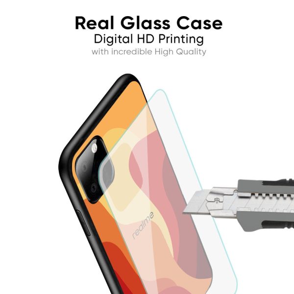 Magma Color Pattern Glass Case for Realme 13 5G Online