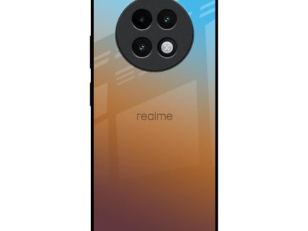 Rich Brown Glass Case for Realme 13 Plus 5G Online Hot Sale