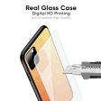 Orange Curve Pattern Glass Case for Realme 13 5G Discount