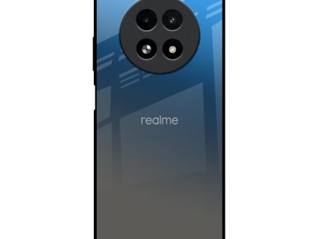 Blue Grey Ombre Glass Case for Realme 13 5G For Cheap