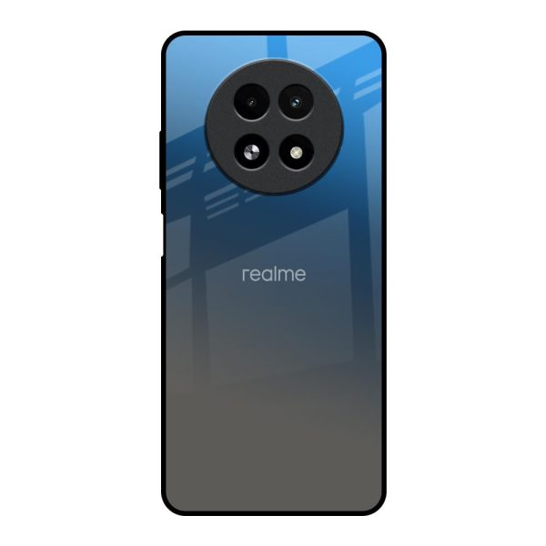 Blue Grey Ombre Glass Case for Realme 13 5G For Cheap