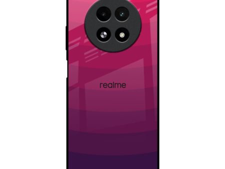 Wavy Pink Pattern Glass Case for Realme 13 5G Sale