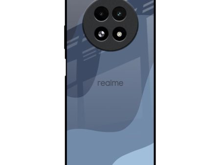 Navy Blue Ombre Glass Case for Realme 13 5G Supply