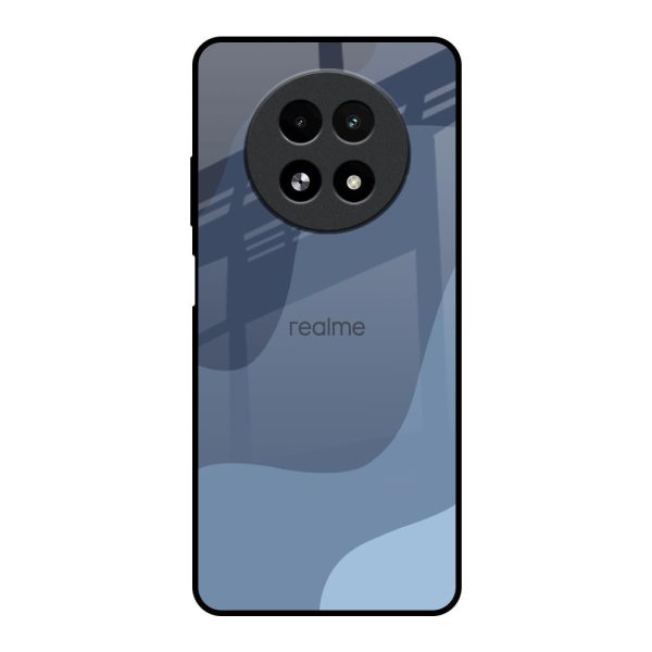 Navy Blue Ombre Glass Case for Realme 13 5G Supply