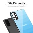 Wavy Blue Pattern Glass Case for Realme 13 5G Cheap