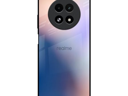 Blue Mauve Gradient Glass Case for Realme 13 5G Hot on Sale