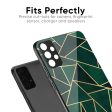 Abstract Green Glass Case For Realme 13 5G Online Sale