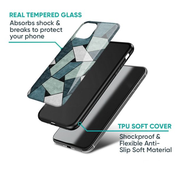 Abstact Tiles Glass Case for Samsung Galaxy S24 FE 5G Online now