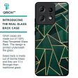 Abstract Green Glass Case For Motorola Edge 50 Pro 5G Discount