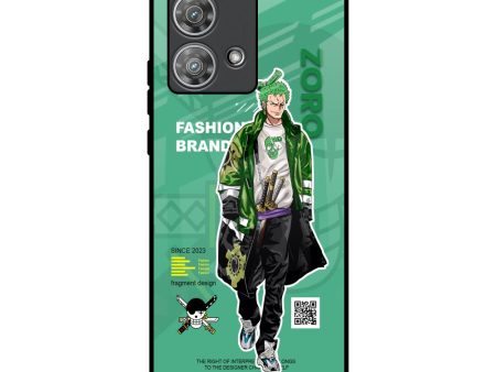 Zoro Bape Glass Case for Motorola Edge 40 Neo Online Hot Sale