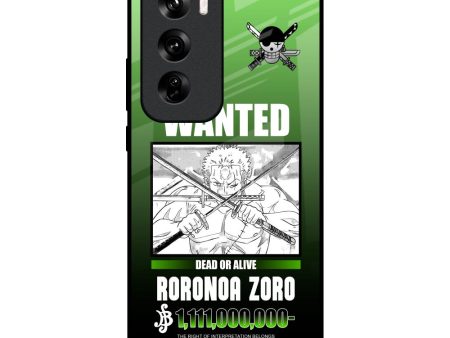 Zoro Wanted Glass Case for Oppo Reno 12 Pro 5G Cheap