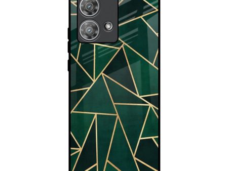 Abstract Green Glass Case For Motorola Edge 40 Neo Supply