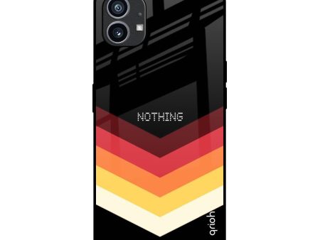 Abstract Arrow Pattern Glass Case For Nothing Phone (1) For Discount