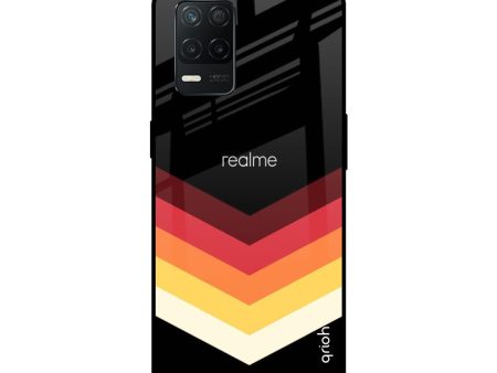 Abstract Arrow Pattern Glass Case For Realme 8 5G on Sale