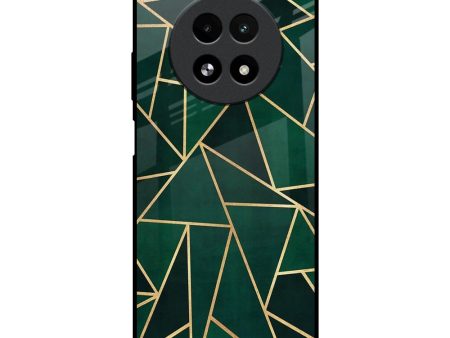 Abstract Green Glass Case For Realme 13 5G Online Sale