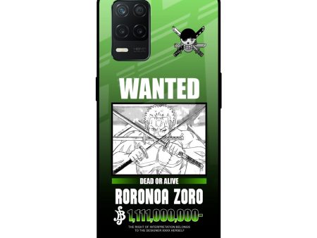 Zoro Wanted Glass Case for Realme 8 5G Online Hot Sale