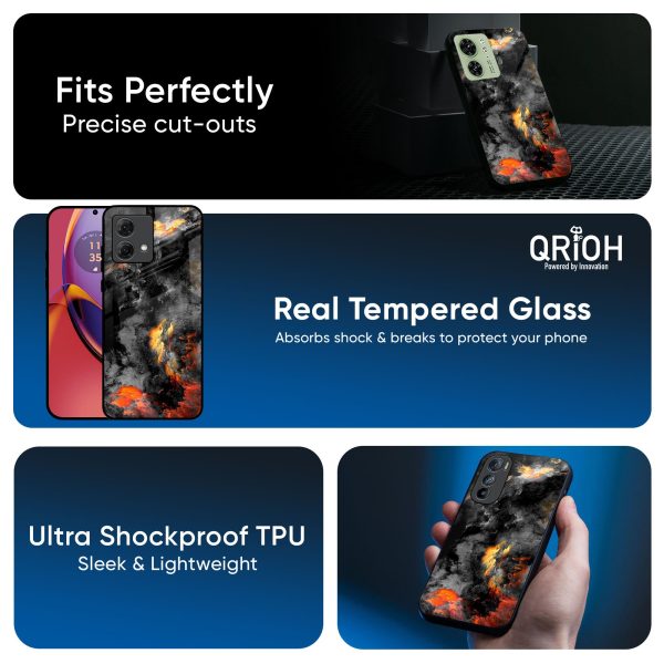 Lava Explode Glass Case for Motorola Edge 40 Neo Supply