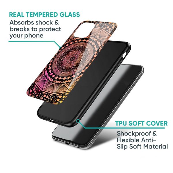 Floral Mandala Glass Case for Oppo Reno 12 5G Supply