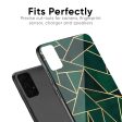 Abstract Green Glass Case For Realme 8 5G For Sale