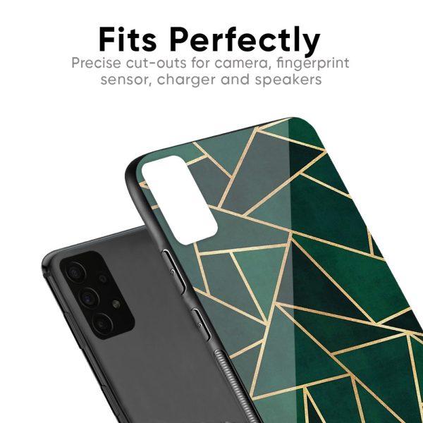 Abstract Green Glass Case For Realme 8 5G For Sale