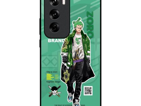 Zoro Bape Glass Case for Oppo Reno 12 5G Fashion