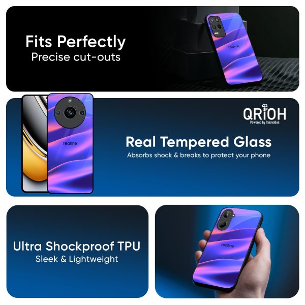 Colorful Dunes Glass Case for Realme 13 Pro Plus 5G Supply