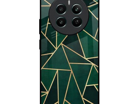 Abstract Green Glass Case For Realme 12 Plus 5G For Sale