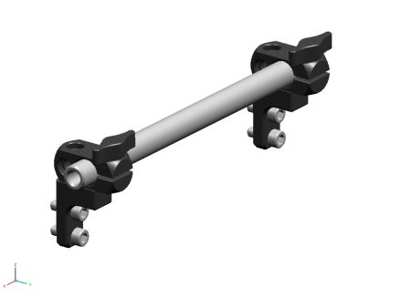 15mm Rod ~with 2 Rod Clamps and 2 L-attachment Brackets Online now